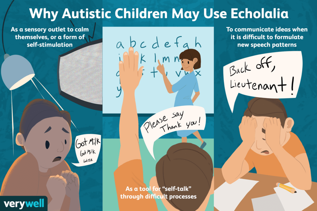 Stimming and Echolalia in Autism Spectrum Disorder Children